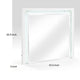 Cyna Dresser Mirror | LED Faux Marble Panels | High Gloss White 39 x 44