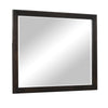Tey Vanity Dresser Mirror | Charcoal Gray Ash Veener Frame | 39 x 47