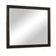 Tey Vanity Dresser Mirror | Charcoal Gray Ash Veener Frame | 39 x 47