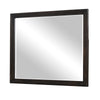 Tey Vanity Dresser Mirror | Charcoal Gray Ash Veener Frame | 39 x 47