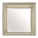 Loy Vanity Dresser Mirror |Metallic Champagne Gray | LED Frame 38 x 38