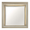 Loy Vanity Dresser Mirror |Metallic Champagne Gray | LED Frame 38 x 38