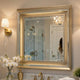 Loy Vanity Dresser Mirror |Metallic Champagne Gray | LED Frame 38 x 38