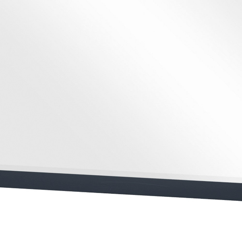 Sely Vanity Dresser Mirror | Navy Blue Finish Frame | 38 x 38