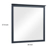 Sely Vanity Dresser Mirror | Navy Blue Finish Frame | 38 x 38