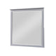Sely Vanity Dresser Mirror | Light Gray Finish Frame | 38 x 38