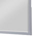 Sely Vanity Dresser Mirror | Light Gray Finish Frame | 38 x 38