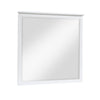 Sely Vanity Dresser Mirror | Glam White Finish Frame | 38 x 38