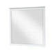 Sely Vanity Dresser Mirror | Glam White Finish Frame | 38 x 38