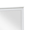 Sely Vanity Dresser Mirror | Glam White Finish Frame | 38 x 38