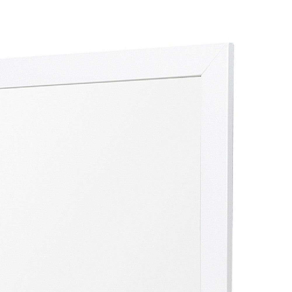 Goe Vanity Dresser Mirror | Transitional White Finish | 28 x 37