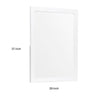 Goe Vanity Dresser Mirror | Transitional White Finish | 28 x 37