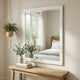 Goe Vanity Dresser Mirror | Transitional White Finish | 28 x 37