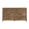 Seny 68" Wide Dresser | 8 Drawers | Cedar Lined Bottom Drawers | Brown Wood
