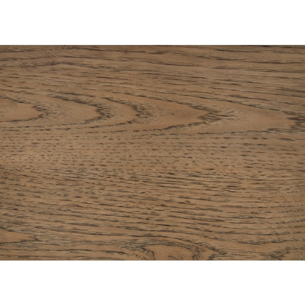 Seny Nighstand | 2 Drawers | USB Ports | Cedar Veneered Bottom Drawer | Brown