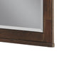 Niti Dresser Mirror | Rustic Dark Brown Birch Wood Frame | 41 x 42