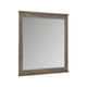 Niti Dresser Mirror | Rustic Gray Birch Wood Frame | 41 x 42