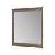 Niti Dresser Mirror | Rustic Gray Birch Wood Frame | 41 x 42