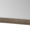 Niti Dresser Mirror | Rustic Gray Birch Wood Frame | 41 x 42