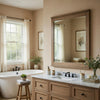 Niti Dresser Mirror | Rustic Gray Birch Wood Frame | 41 x 42
