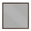 Soly Dresser Mirror | Rustic Walnut Brown Wood Frame | 40 x 53