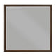 Soly Dresser Mirror | Rustic Walnut Brown Wood Frame | 40 x 53