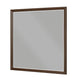 Soly Dresser Mirror | Rustic Walnut Brown Wood Frame | 40 x 53