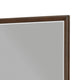 Soly Dresser Mirror | Rustic Walnut Brown Wood Frame | 40 x 53