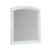 Hudy Dresser Mirror | 34 x 38 Birch Wood Arch Frame | Farmhouse White