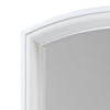 Hudy Dresser Mirror | 34 x 38 Birch Wood Arch Frame | Farmhouse White