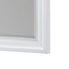 Hudy Dresser Mirror | 34 x 38 Birch Wood Arch Frame | Farmhouse White