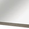 Rie Vanity Dresser Mirror | Weathered Gray Wood Frame | 36 x 41