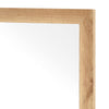 Eby Vanity Dresser Mirror | Natural Brown Wood Finish | 40 x 40