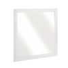 Eby Vanity Dresser Mirror | Modern White Wood Finish | 40 x 40