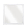 Eby Vanity Dresser Mirror | Modern White Wood Finish | 40 x 40
