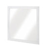 Eby Vanity Dresser Mirror | Modern White Wood Finish | 40 x 40