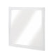 Eby Vanity Dresser Mirror | Modern White Wood Finish | 40 x 40