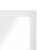 Eby Vanity Dresser Mirror | Modern White Wood Finish | 40 x 40