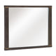 Carie Vanity Dresser Mirror | Brownish Gray Mindy Veneer | 35 x 43