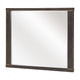 Carie Vanity Dresser Mirror | Brownish Gray Mindy Veneer | 35 x 43