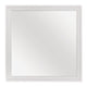 Teich Vanity Dresser Mirror | Modern Glam White Wood Frame | 39x 39