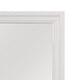 Teich Vanity Dresser Mirror | Modern Glam White Wood Frame | 39x 39