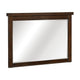 Daisy Vanity Dresser Mirror | Rustic Brown Mango Veneer Frame | 35 x 48