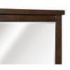 Daisy Vanity Dresser Mirror | Rustic Brown Mango Veneer Frame | 35 x 48
