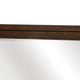Daisy Vanity Dresser Mirror | Rustic Brown Mango Veneer Frame | 35 x 48