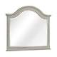 Ugo Vanity Dresser Mirror | Farmhouse Light Gray | 38 x 42 Arched Frame