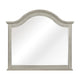 Ugo Vanity Dresser Mirror | Farmhouse Light Gray | 38 x 42 Arched Frame