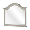 Ugo Vanity Dresser Mirror | Farmhouse Light Gray | 38 x 42 Arched Frame