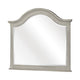 Ugo Vanity Dresser Mirror | Farmhouse Light Gray | 38 x 42 Arched Frame