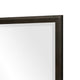 Pagi Vanity Dresser Mirror | Dark Charcoal Black Wood Frame | 38 x 42